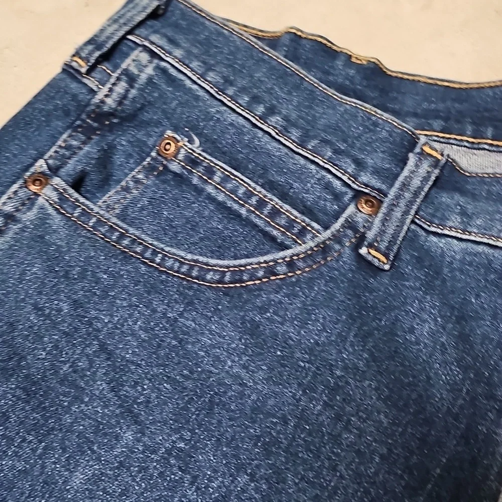 Nwt Wrangler Men's Dark Blue Denim Shorts - Picture 2 of 4